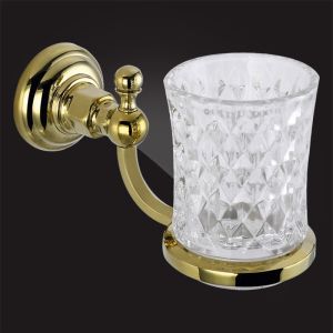 Стакан для ванной с держателем, стекло (ELGHANSA)